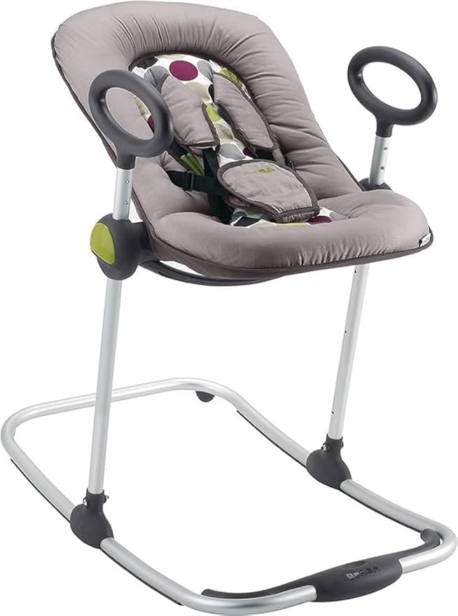 BÉABA Hamaca Bébé Up & Down I, Ajustable con una Simple Presión, 4 Alturas, 3 Inclinaciones, para Bebés y Niños, Reductor de Bebé, Ultracómoda, Balancín, Negro