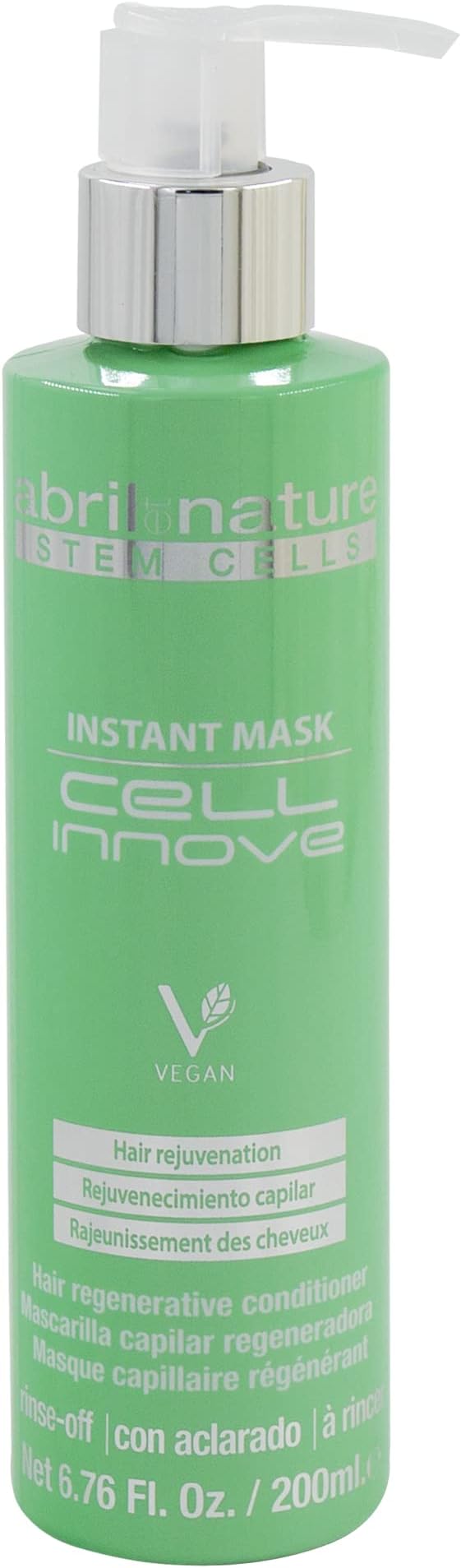abril et nature - Cell Innove - Mascarilla Capilar Profesional - Para todo tipo de cabellos - Suaviza, Rejuvenece y Regenera - Recupera un pelo sano - Obtén un tacto sedoso y restaurado - 200 ml