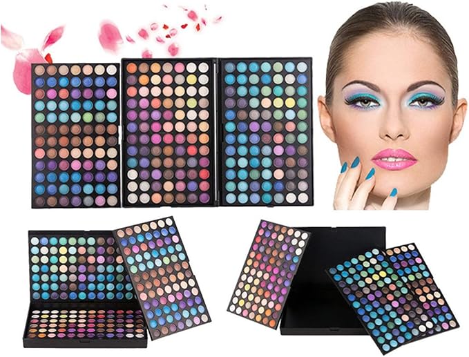 FantasyDay® 252 Colores Sombra De Ojos Paleta de Maquillaje Cosmética - Perfecto para Sso Profesional y Diario