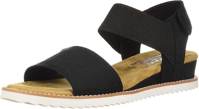Skechers Desert Kiss 31440, Sandalia con Pulsera Mujer