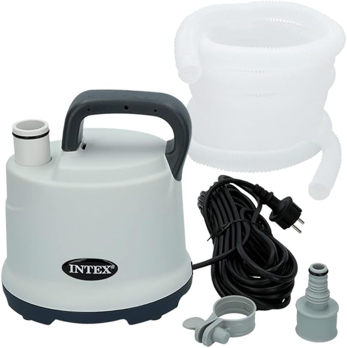 Intex Bomba Vaciado Drenaje para Piscinas con Manguera 5 Metros (55062)
