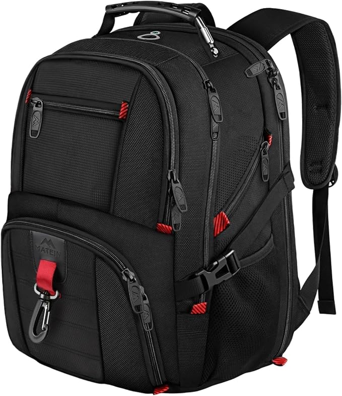 MATEIN Mochila Hombre Grande 50L, Mochila Portatil 17 Pulgadas Trabajo
