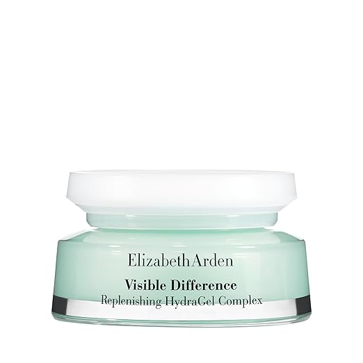 Elizabeth Arden Visible Difference, Gel Facial Hidratante, con Ácido Hialurónico y Vitamina E, para una Hidratación Intensa, Suaviza y Aporta Uniformidad a la Piel, Textura Ligera 75 ml