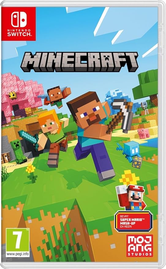 Minecraft: Nintendo Switch Edition, El embalaje puede variar