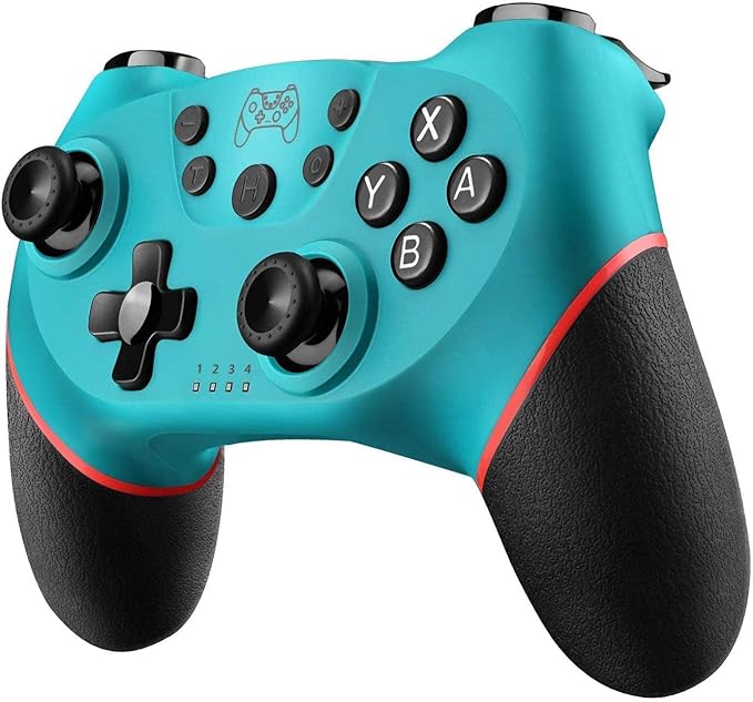 UPGRADE Mando para Switch, Mandos Switch Inalambricos para S-witch/S-witch 2/Lite/OLED con Wake Up, Mando Pro Controller Mando pc con Gyro Axis/Dual Shock/Función Turbo y Captura de pantalla