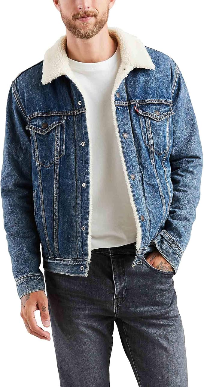 Levi's Big & Tall Sherpa Trucker Chaqueta Hombre