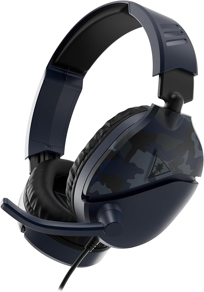 Turtle Beach Auriculares para juegos Recon 70 Blue Camo para PS4, PS5, Nintendo Switch, Xbox One y PC