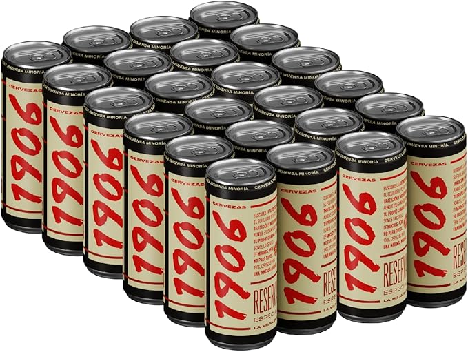 1906 - Reserva Especial Cerveza Lager Extra, 24 Latas x 33 cl