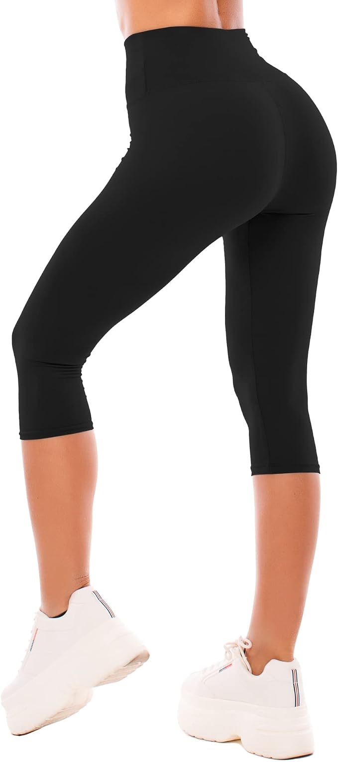 SINOPHANT Leggins Cortos Mujer Cintura Alta 3/4