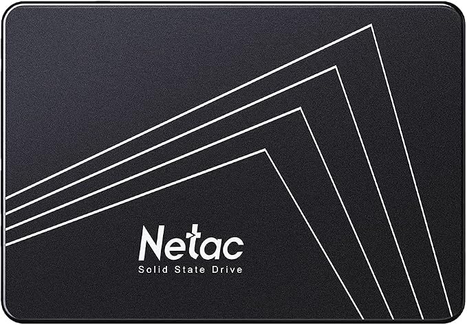 Netac 240GB SSD 2.5'' SATAIII Disco Duro de Estado Sólido Interno Velocidad hasta 530MB/s, 3D NAND para Portátil, Tableta, Escritorio, PC