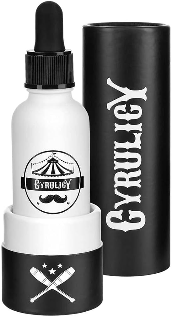 Cyrulicy Aceite para barba para hombre, 30 ml, aceite para el crecimiento de la barba, productos para el cuidado de la barba, acondicionador de barba de primera calidad, para hombres, barba densa,