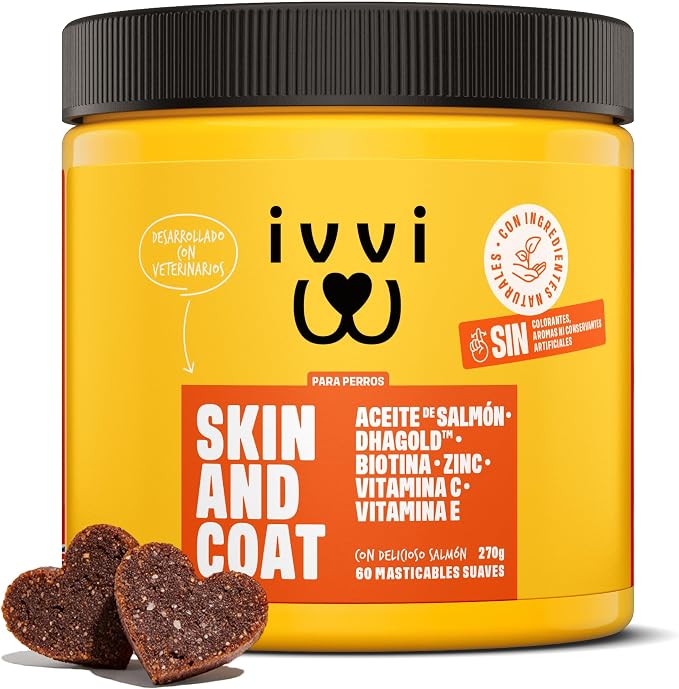 ivvi Skin & Coat Complemento Alimenticio Perros Anti-Picor