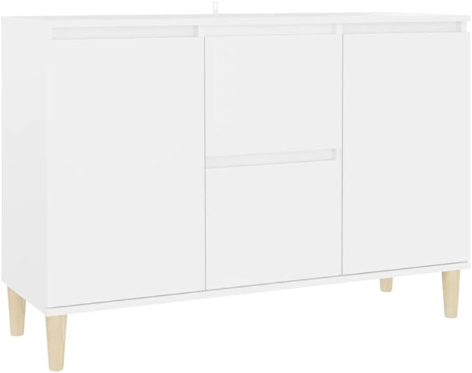vidaXL Aparador de Madera de ingeniería Blanco 101x35x70 cm