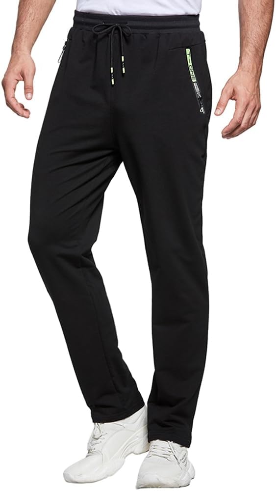 ZOXOZ Pantalones Deportivos Pantalones Hombre Casual Pantalones de Chándal Algodón Cintura Elástica