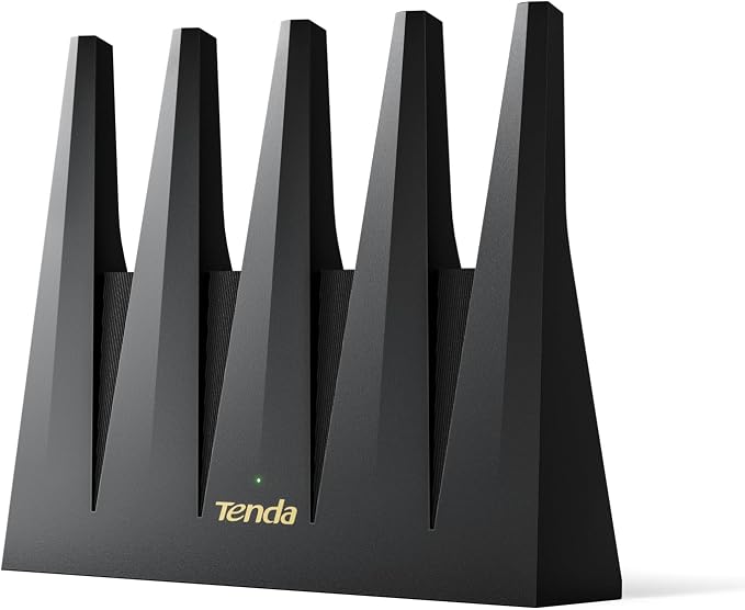 Router WiFi 7 Tenda BE12 Pro BE7200, Doble Banda, 2 Puertos 2.5G + 3Giga, CPU Quad-Core, Compatible con OpenWrt, 4K-QAM, MLO y VPN. Wi-Fi doméstico de Alta Velocidad.