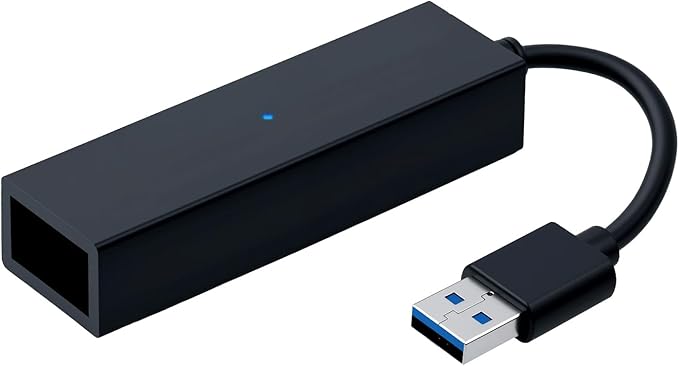 Mcbazel VR Adaptador de Cámara USB3.0 para PS5/PRO,Convertidor de Cámara PS4 a Consola PS5 para PS VR con Indicador LED Compatible con PlayStation 5 -Negro