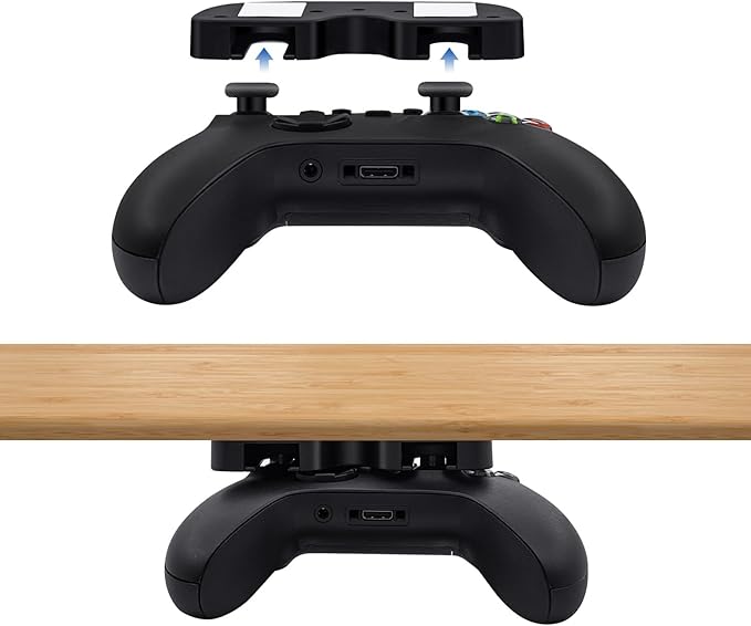 Mcbazel Debajo del Escritorio Soporte Mando para Xbox 360/Xbox One/Xbox Series X/Xbox Series S