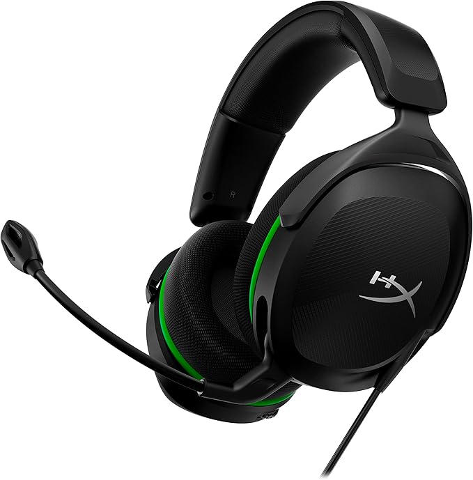 HyperX Cloud X Stinger 2 Core, Auriculares, Brazalete para Juegos de Xbox, Brazalete sobre la Oreja con micrófono, función giratoria para silenciar, Controlador de 40 mm