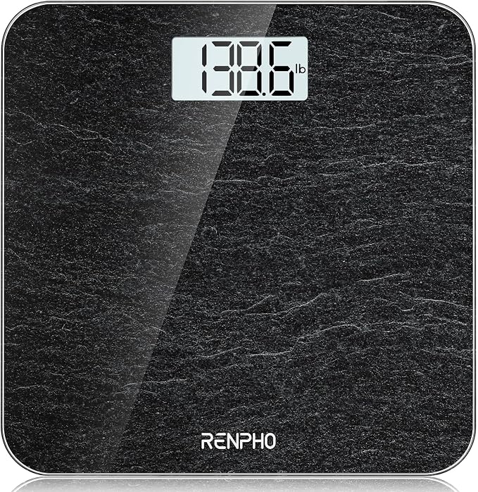 RENPHO Bascula de Baño, Alta Precisión, Pantalla LED, Perder Peso, 180kg