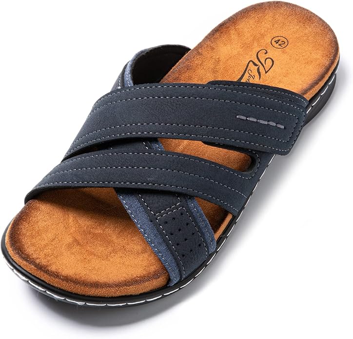 JOMIX Chanclas Hombre Verano con Banda Ajustable Sandalias Anatómicas