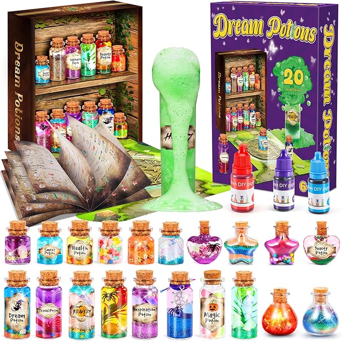 Subtail Pociones Magicas Niñas - Kit De Manualidades Para Niña 6 7 8 9 10 11 12 Años - Fairy Magic Potion Kit - Juguetes Creativos De HalloweenRegalo Niña 6-11 Años