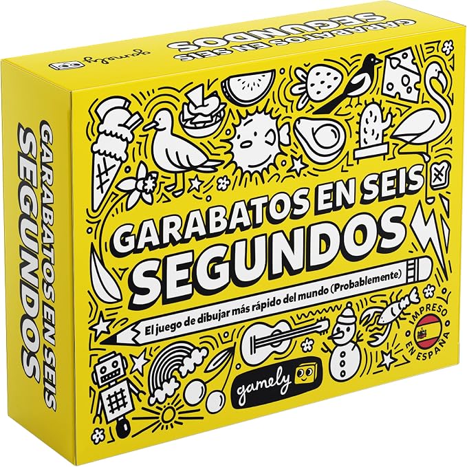 Garabatos en Seis Segundos | Juego familiar de dibujo rápido y divertido