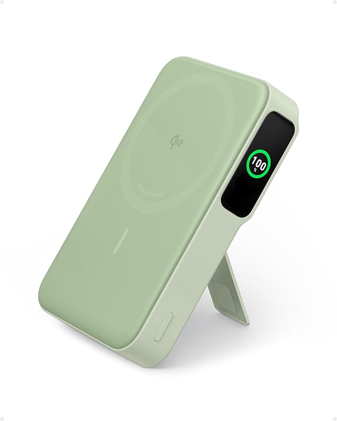 Anker MagGo Powerbank 10000mAh Qi2 15W magnética con Soporte