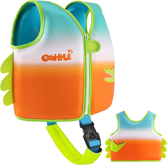Chaleco de Natación de Neopreno de la Marca Premium para Niños - Flotador para el Aprendizaje de la Natación Ideal para Niños
