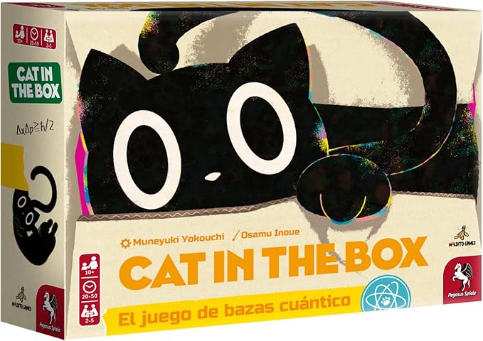 Maldito Games - Cat in The Box, Juego de Cartas Familiar y Ciencia, Juego de Bazas (MLDG266192)