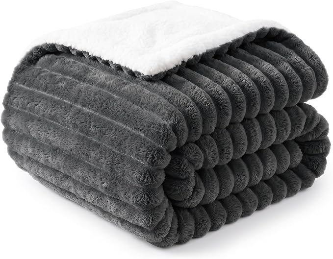 WAVVE Manta Sofá para Cama Gris 150x200 cm