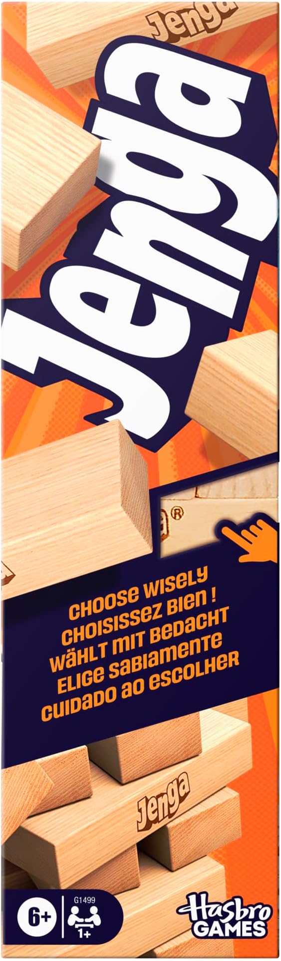 Juegos Hasbro Oficiales Juego Jenga con Dado Digital