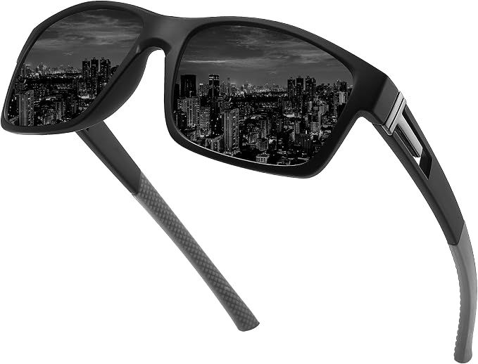 Gafas de Sol Hombre Polarizadas Gafas Deportivas Protección UV Lentes de Sol para Hombre Conducir Running Pesca Viajes