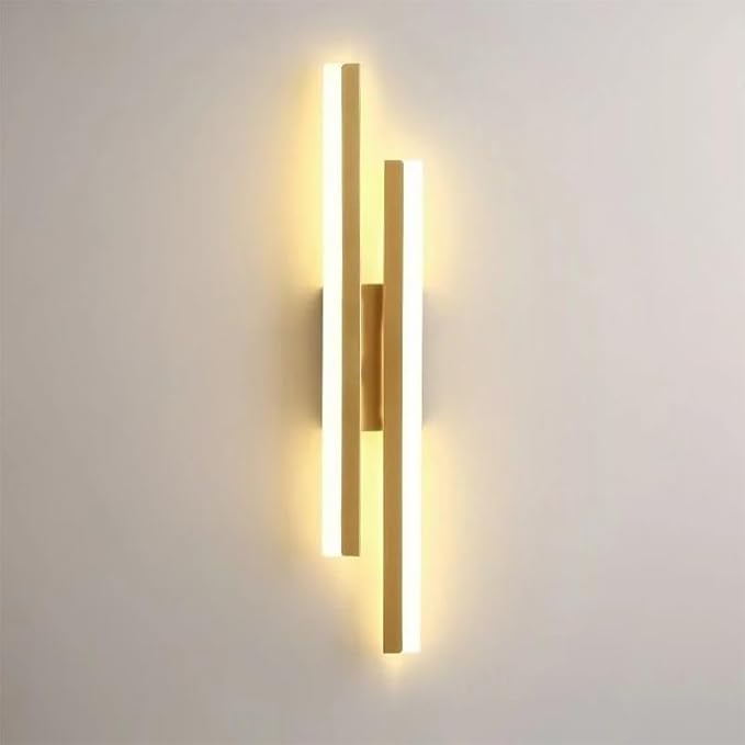 DELIPOP Aplique Pared LED 16W 3000-6500K 3 Colores Oro Luz de Pared Moderno