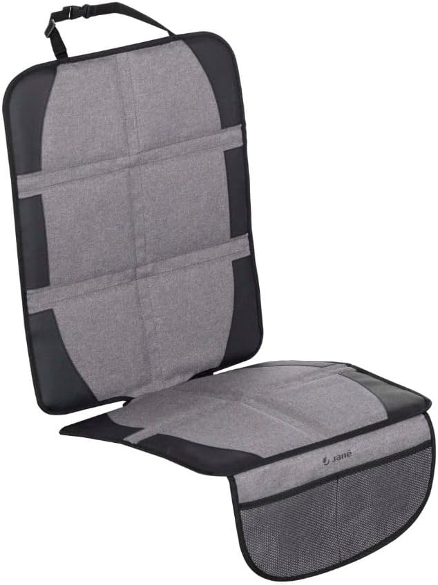 Jané Protector Asiento Coche Bebé Isofix, Universal, Impermeable, Antideslizante, Acolchado con Organizador, Protección Tapicería