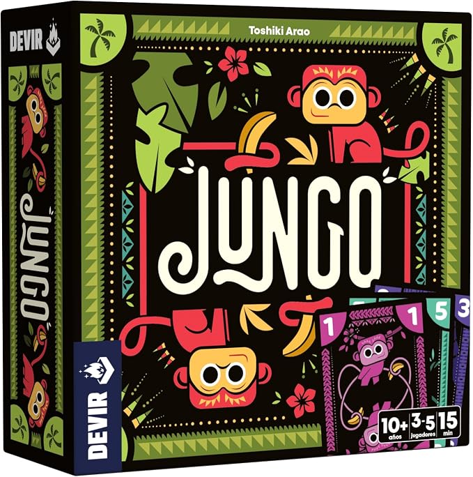 Devir - Jungo, Juego de Cartas Portátil, Party Game, Versión Española