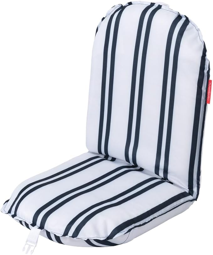 Flamingueo Silla Playa Plegable, Reclinable 5 Posiciones, Asas Tipo Mochila, Ligera, Poliéster, 44 x 8,5 x 103 cm