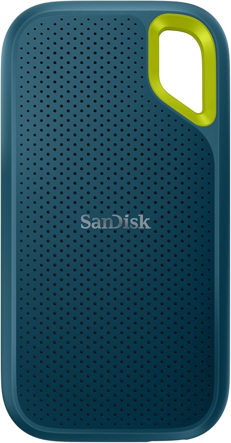 SANDISK Extreme SSD Externo Portátil 8TB (USB-C, Disco Duro Externo SSD con velodidad de Lectura de hasta 1050 MB/s, 1000 MB/s de Escritura, IP65 de Resistencia al Agua y al Polvo) Monterey