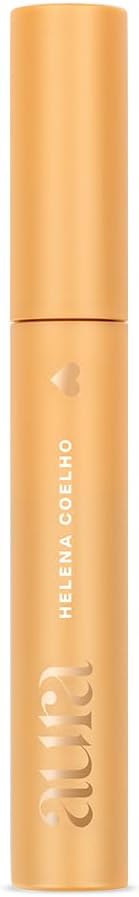 Aura by Helena Coelho Mascara de Pestañas Maquillaje Mujer | Más Volumen, Largura y Curva 12ml