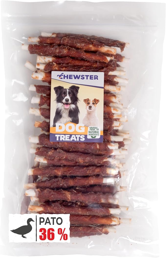 Palitos para Masticar con Pato – Snacks para Perros – Pack de 85 uds. (800g)