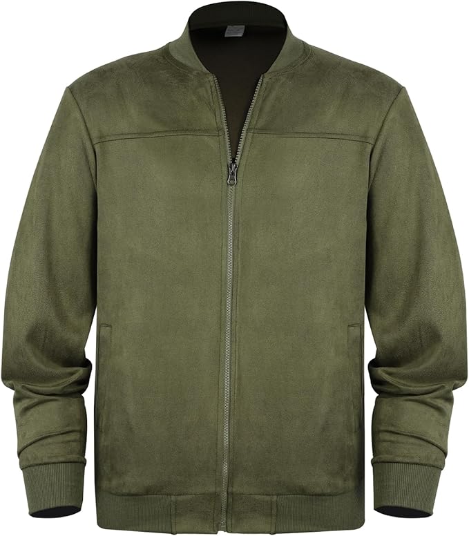 Hombres Bomber Chaqueta Casual Ligero Abrigo Chaqueta Cortavientos Punk para la Primavera Otoño