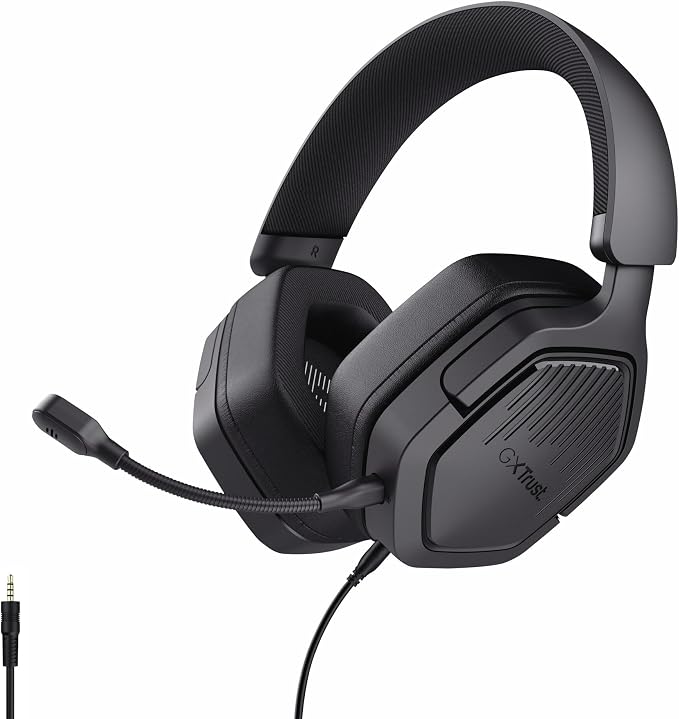 GXTrust Ravox Cascos Gaming PS5 PS4 PC Switch Xbox Mobile, 3.5mm, Negro