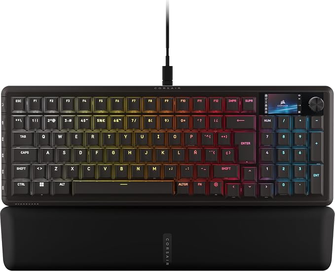 Corsair Vanguard 96 Teclado Mecánico con Cable para Juegos– Negro