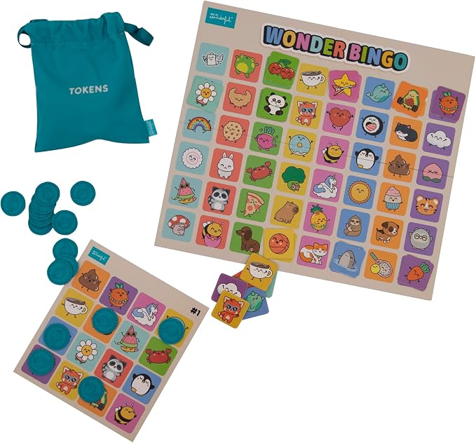 Mr. Wonderful - Bingo Infantil - Juego de Mesa - 2 a 12 Jugadores