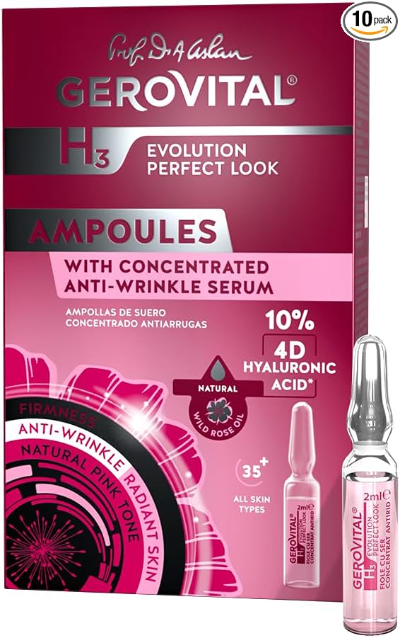 Gerovital H3 Evolution Perfect Look Ampollas Ácido Hialurónico 10% 4D 10x2