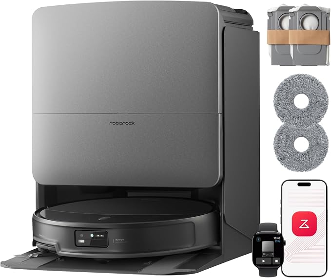 roborock Saros 20 Set Robot Aspirador Succión Extrema de 36000 Pa