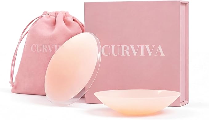 Pezoneras sin Pegamentos Autoadherentes e Invisibles - Cubre Pezones Invisibles, Silicona Resistentes y Reutilizables. Ideales para Vestidos sin Sujetador y Ropa Ajustada