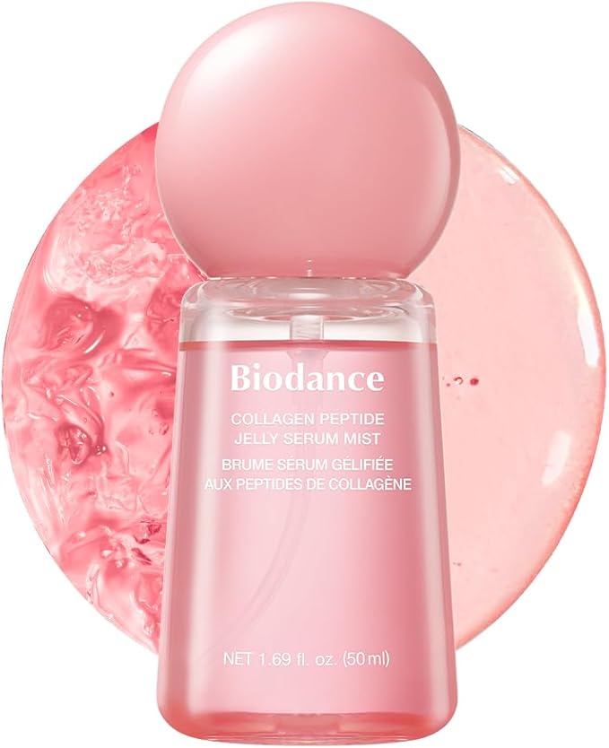 BIODANCE Bruma Sérum Jelly con Péptidos de Colágeno, Bruma Facial Hidratante, Efecto Voluminizador y Antiedad, Hidrogel en Spray, Imprescindible de Viaje y Regalo de Autocuidado para Mujer, Cuidado de