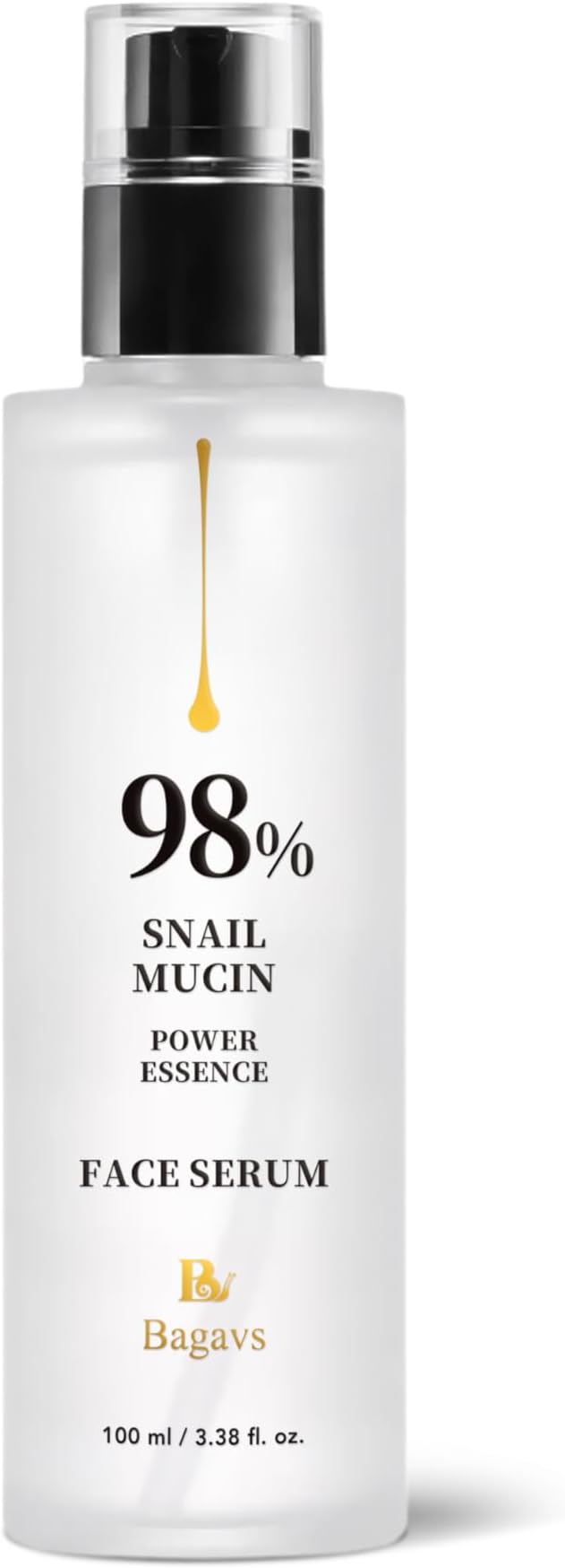 Serum Facial con 98% de Baba de Caracol,Colágeno Hidrolizado y niacinamida,Serum Acido Hialuronico,Serum Antimanchas y Antiarrugas,Efectivo Skin Care,Antiojeras Mujer,hidratante facial,100ml