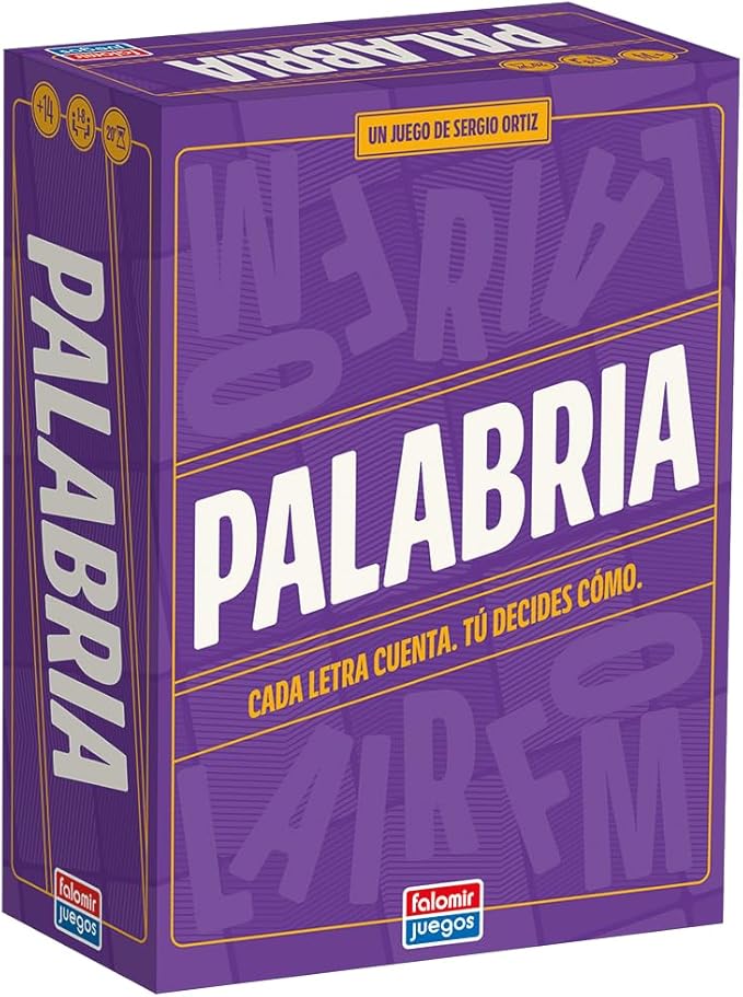 PALABRIA – Juego de Cartas de Palabras y Creatividad | Juego de Mesa de Ingenio Lingüístico | 2-8 Jugadores | +14 Años | Juego Educativo y Estratégico