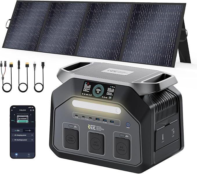 IEE P1800 Generador Solar con 200W Panel Solar